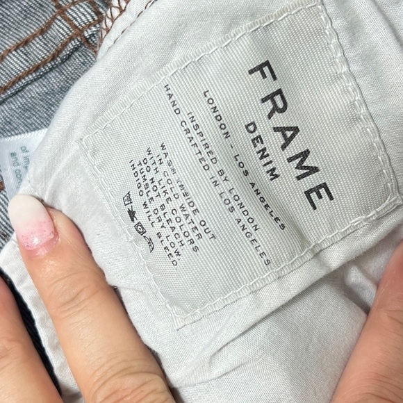 ⭐️ SLASH SUMMER SALE! ⭐️ EUC Frame Lupine Le Skinny de Jeanne Blue Jeans Size 28 - Picture 14 of 15